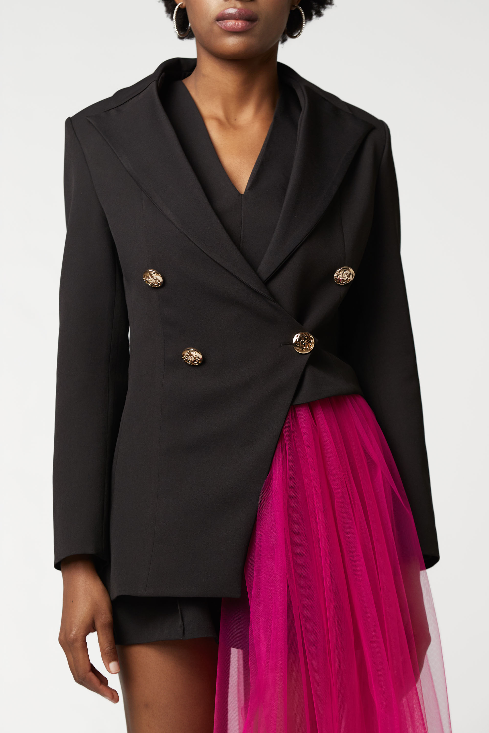 Sacou bird of paradise detaliu auriu